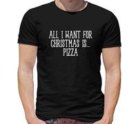 Tutti Voglio Per Natale Is Pizza - T-Shirt - Divertente Formaggio Americana