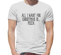 Tutti Voglio Per Natale Is Pizza - T-Shirt - Divertente Formaggio Americana