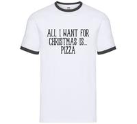 Tutti Voglio Per Natale Is Pizza - Uomo Suoneria - Divertente Formaggio