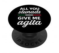 Tutti voi Stunads datemi Agita PopSockets PopGrip Adesivo