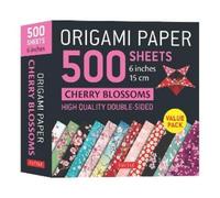 Libri Tuttle Publishing - Origami Paper 500 Sheets Cherry Blossoms 6 Inch (15 Cm