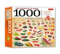 Tuttle Publishing Chili Peppers of The World - 1000 Piece Jigsaw Puzzle: for Adults And Families - Finished Puzzle Size 29 X 20 inch 74 X 51 Cm; A3 Sized Poster