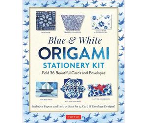 . Tuttle Studio Blue & White Origami Stationery Kit (Mixed Media Product)