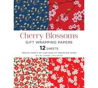 . Tuttle Studio Cherry Blossoms Gift Wrapping Papers - 12 Sheets (Tascabile)