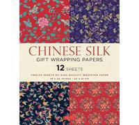 Tuttle Studio Chinese Silk Gift Wrapping Papers - 12 Sheets (Tascabile)