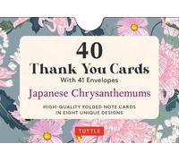 . Tuttle Studio Japanese Chrysanthemums, 40 Thank You Cards with Envelo (Poster)