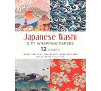 Tuttle Studio Japanese Washi Gift Wrapping Papers - 12 Sheets (Tascabile)