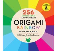 Tuttle Studio Origami Rainbow Paper Pack Book (Tascabile)