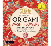 Tuttle Studio Origami Washi Flowers Paper Pack Book (Tascabile)