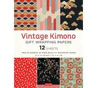 . Tuttle Studio Vintage Kimono Gift Wrapping Papers - 12 sheets (Tascabile)