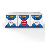 Tutto a Tavola, scatola da 15 Confezioni da 45 Tovaglioli Bivelo Decorati, 2 Veli Resistenti e Assorbenti, effetto tessuto 38x38 cm, Ideali per la Tavola Quotidiana e le Occasioni Speciali.