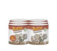 Tutto Asciugatutto Bobina Dappertutto, 6 Rotoli di Carta Multiuso, 2 veli, 500* Strappi per Rotolo, Extra Assorbente e Ideale per Superfici in Legno o Metallo, Made in Italy