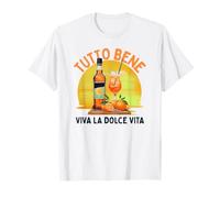 Tutto Bene X Viva La Dolce Vita Spray Club Indietro Maglietta