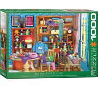 Eurographics - Puzzle Tutto quello che lavori a maglia è amore - 1000 Pezzi