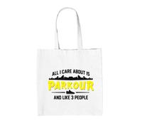 Tutto Ciò Che Mi Interessa È PARKOUR - Borsa In Tela - Corsa Libera