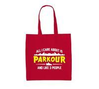 Tutto Ciò Che Mi Interessa È PARKOUR - Borsa In Tela - Corsa Libera