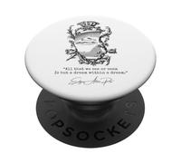 Tutto ciò che vediamo o sembriamo è solo un sogno all'interno di un sogno. Quote PopSockets PopGrip Adesivo