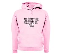 Tutto Ciò Che Voglio Per Natale È PIZZA - Felpa Adulta - Divertente Formaggio