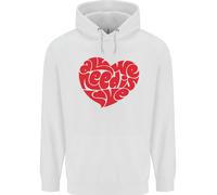 Tutto Ciò Di Cui Hai Bisogno È Amore Cuore Pace Felpa Uomo