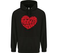 Tutto Ciò Di Cui Hai Bisogno È Amore Cuore Pace Felpa Uomo