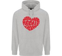 Tutto Ciò Di Cui Hai Bisogno È Amore Cuore Pace Felpa Uomo