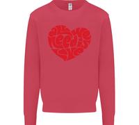 Tutto Ciò Di Cui Hai Bisogno È Amore Cuore Pace Uomo Felpa