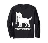 Tutto ciò di Cui Hai Bisogno è Amore e Un Cane da Salvataggio adottare un'adozione di Animali Domestici Maglia a Manica