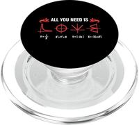 Tutto ciò di cui hai bisogno è amore matematico regalo PopSockets PopGrip per MagSafe
