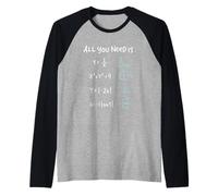 Tutto ciò di Cui Hai Bisogno è Matematica Il Regalo Nerd di Maglia con Maniche Raglan