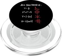 Tutto ciò di cui hai bisogno è matematica il regalo Nerd di PopSockets PopGrip per MagSafe