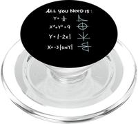 Tutto ciò di cui hai bisogno è matematica il regalo Nerd di PopSockets PopGrip per MagSafe