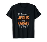 Tutto ciò di cui ho bisogno è Gesù e Karate Maglietta