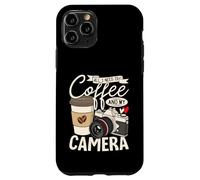 Tutto ciò di cui ho bisogno è il caffè e la mia macchina fotografica Fotografia Amanti Custodia per iPhone 11 Pro