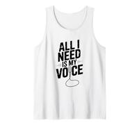 Tutto ciò di Cui Ho Bisogno è la mia Voce Funny Microphone Lovers Canotta