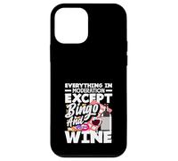 Tutto con moderazione tranne Bingo e vino Custodia per iPhone 12 mini