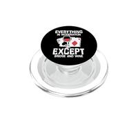 Tutto con moderazione tranne Bridge And Wine Funny PopSockets PopGrip per MagSafe