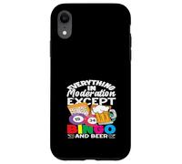 Tutto con moderazione tranne il bingo e la birra Custodia per iPhone XR