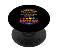 Tutto con moderazione tranne il ponte divertente Rainbow Bridge PopSockets PopGrip Adesivo