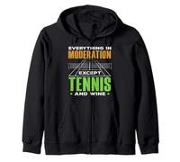 Tutto con moderazione Tranne Il tennista Felpa con Cappuccio