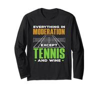 Tutto con moderazione Tranne Il tennista Maglia a Manica