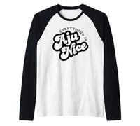 Tutto è Aju Nice KPOP Music Divertente Maglia con Maniche Raglan