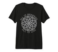 Tutto è Brahman, Tutto è Uno, Yoga unità Mandala Art Maglietta Premium