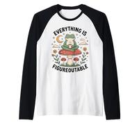 Tutto è figurabile - Design Zen Frog Maglia con Maniche Raglan