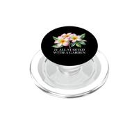 Tutto è iniziato con un giardiniere cristiano religioso PopSockets PopGrip per MagSafe