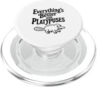 Tutto è meglio con gli ornitorinchi amante degli animali PopSockets PopGrip per MagSafe
