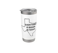 Tutto è più grande in Texas Sei così ieri Bicchiere termico in acciaio inox doppia parete