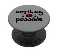 Tutto è possibile - Simpatico motivazionale disegnato a mano PopSockets PopGrip Adesivo
