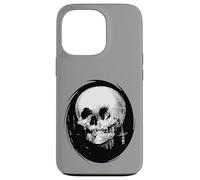 Tutto è vanità: il riflesso del cranio nello specchio è ritagliato Custodia per iPhone 13 Pro