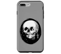 Tutto è vanità: il riflesso del cranio nello specchio è ritagliato Custodia per iPhone 7 Plus/8 Plus