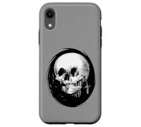 Tutto è vanità: il riflesso del cranio nello specchio è ritagliato Custodia per iPhone XR